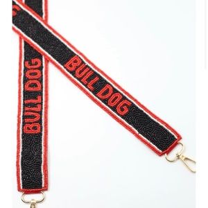 University of Georgia Bulldog beaded purse strap